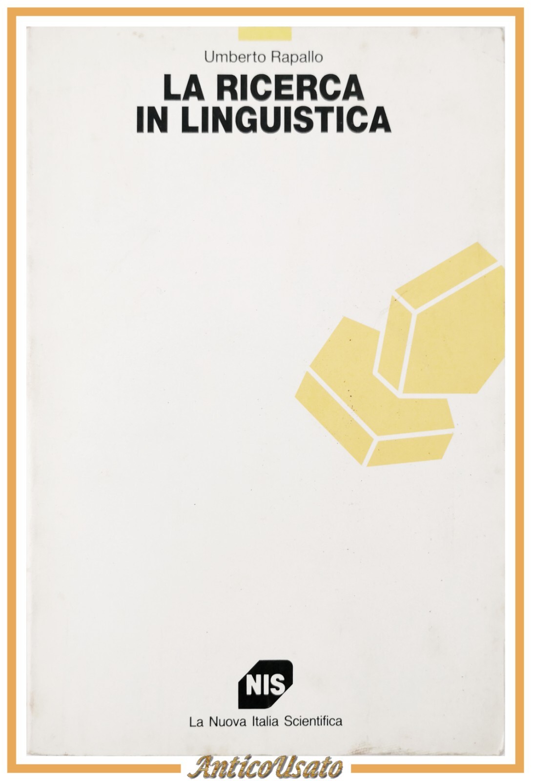 LA RICERCA IN LINGUISTICA di Umberto Rapallo 1994 La nuova …