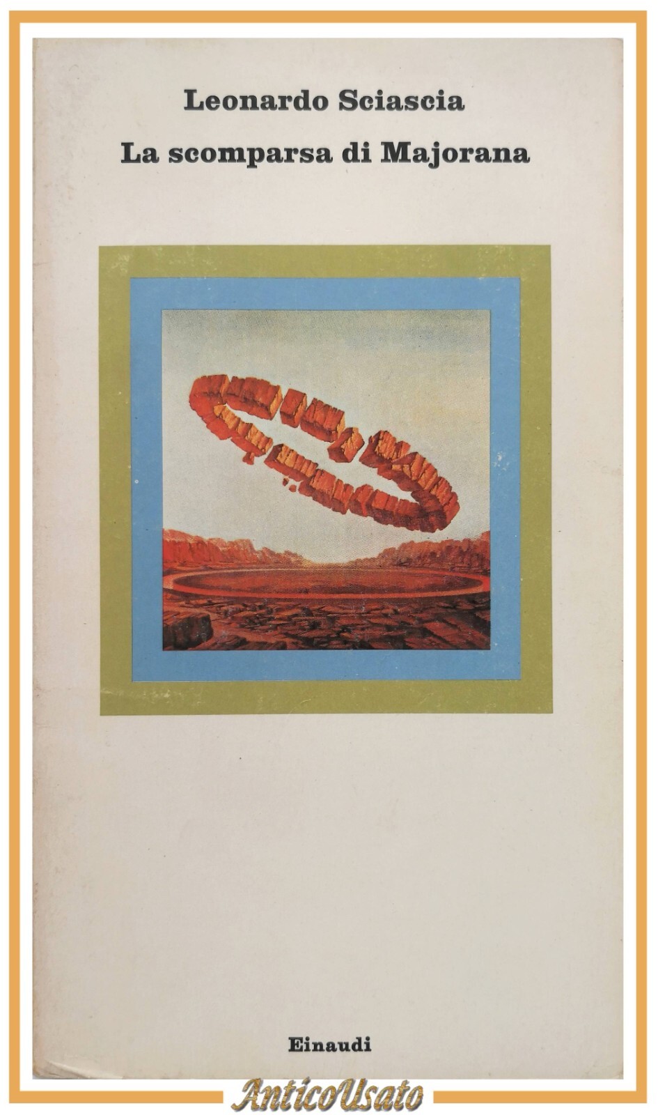 LA SCOMPARSA DI MAJORANA di Leonardo Sciascia 1975 Einaudi Libro …