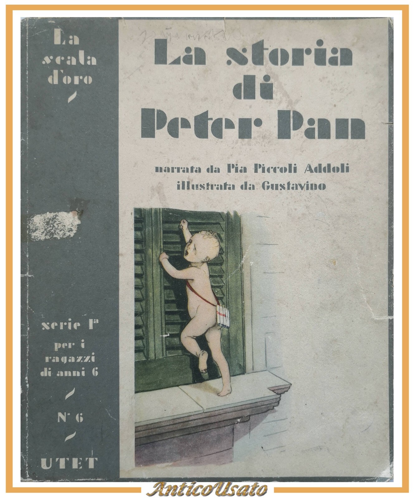 LA STORIA DI PETER PAN fiaba Barrie 1951 UTET scala …