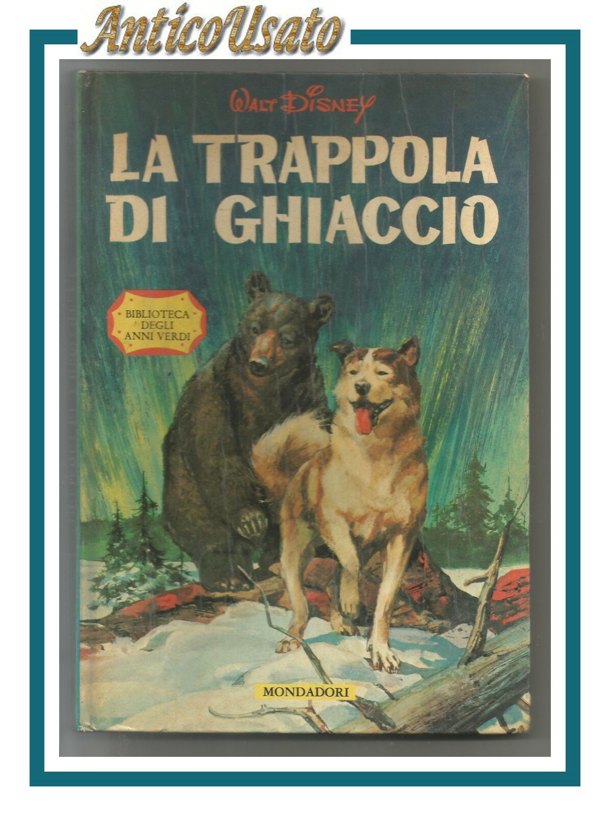 LA TRAPPOLA DI GHIACCIO di Walt Disney 1962 libro illustrato …