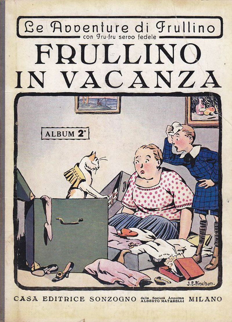 LE AVVENTURE DI FRULLINO in vacanza album 2 1931 Sonzogno …