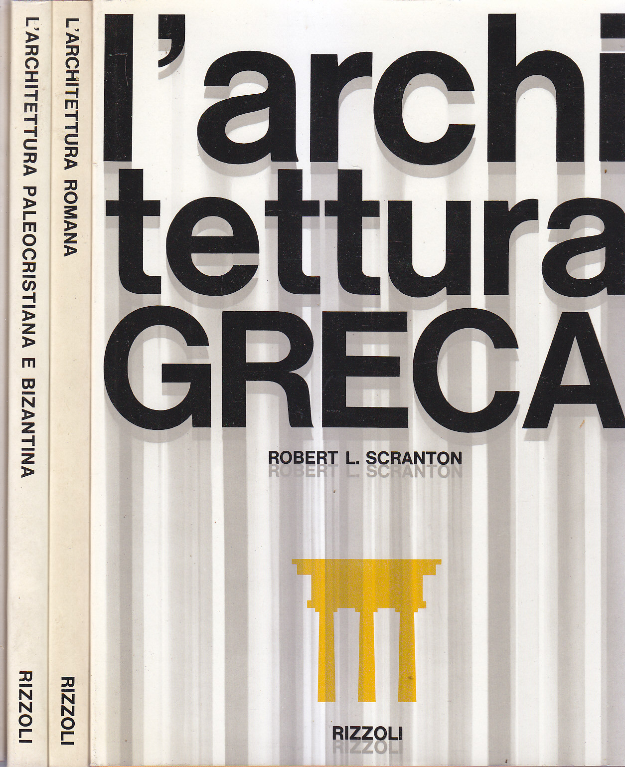 LE GRANDI CIVILTA' ARCHITETTONICHE 4 volumi cofanetto 1963 Rizzoli greca …