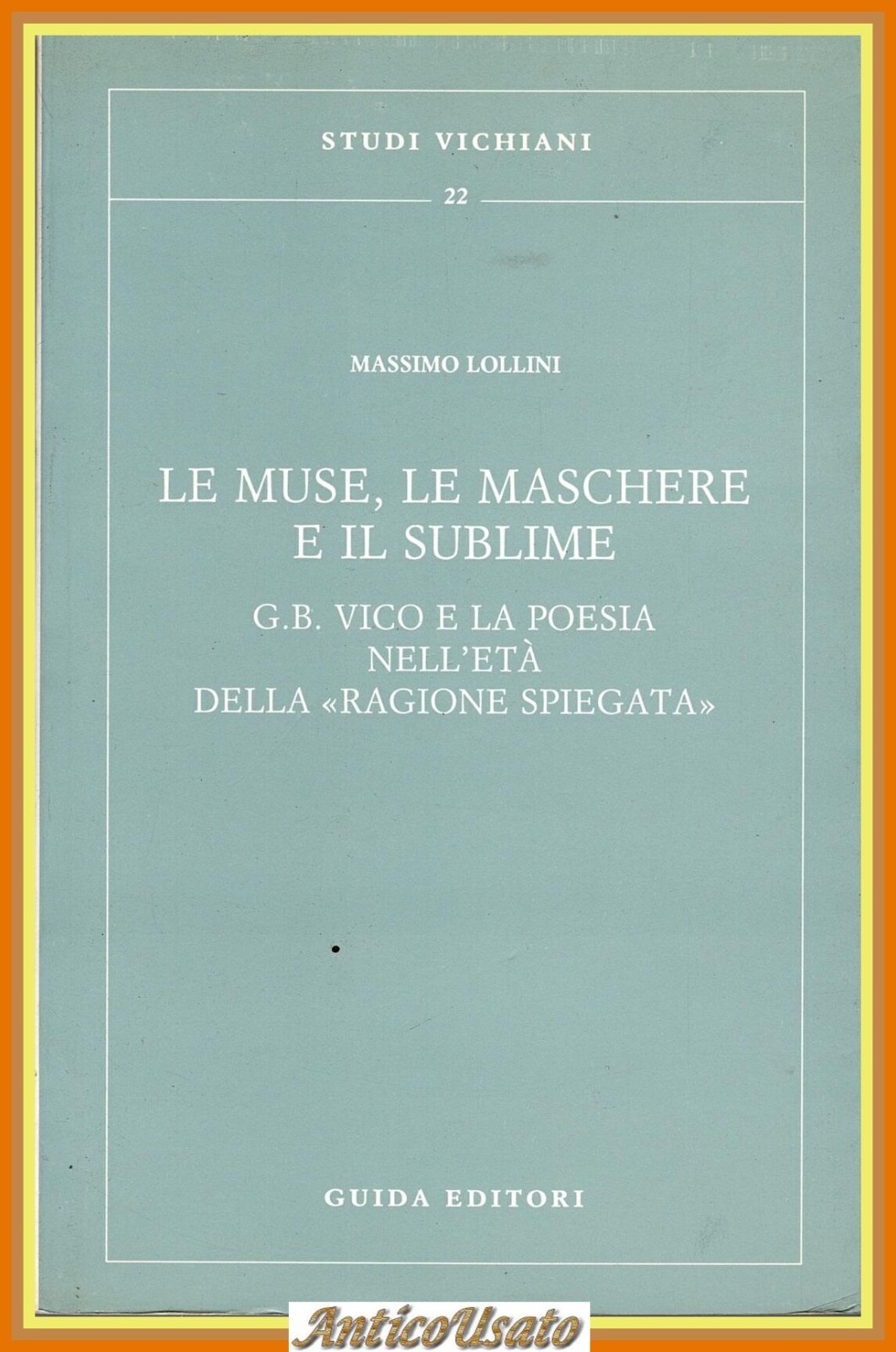 LE MUSE LE MASCHERE E IL SUBLIME Vico e la …