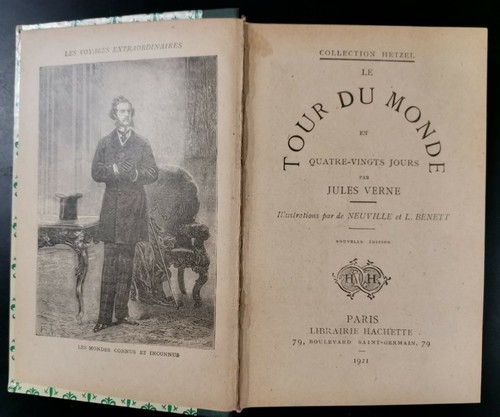 LE TOUR DU MONDE EN QUATRE VINGTS JOURS di Jules …