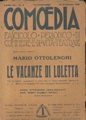 LE VACANZE DI LOLETTA commedia di Mario Ottolenghi 10 02 …