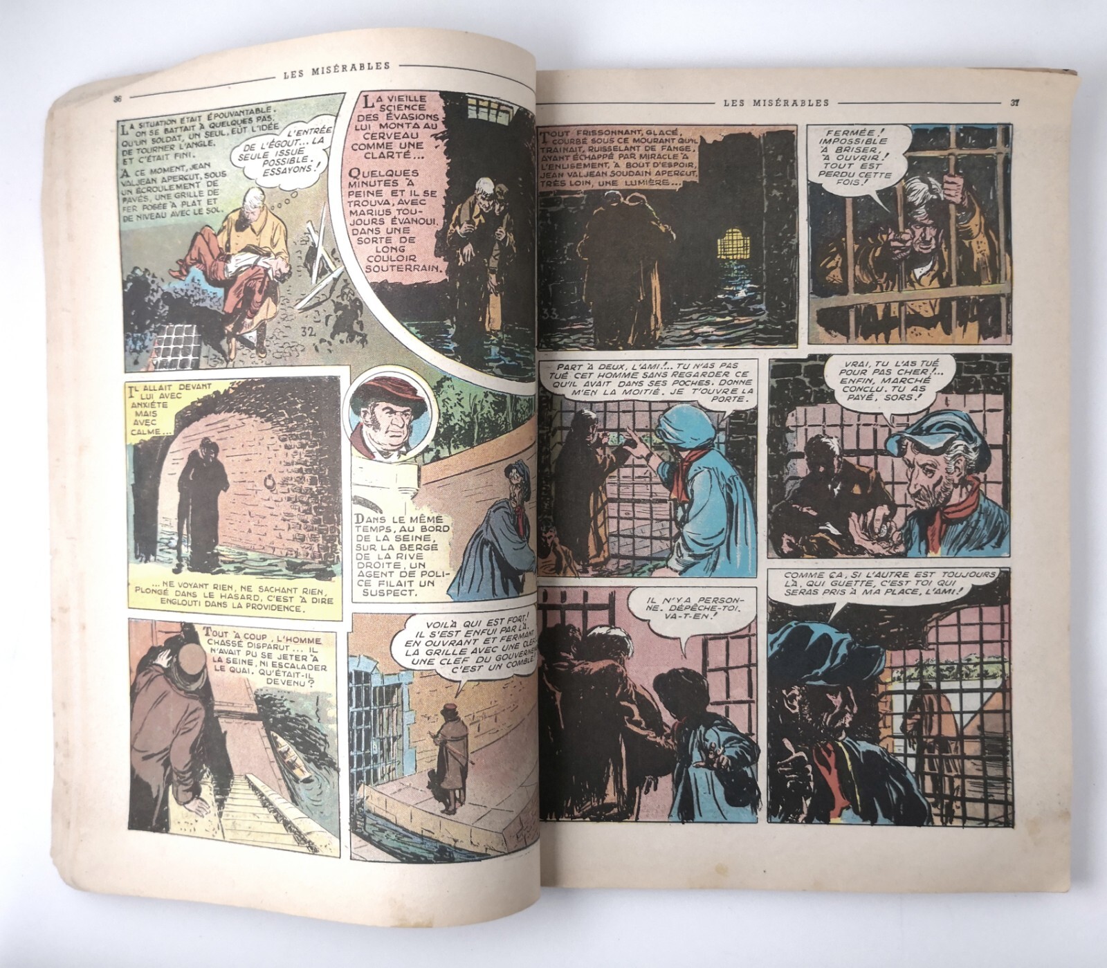LES GRANDS ROMANS D'AVENTURES EN IMAGES Sociètè Parisienne Miserables cinq …