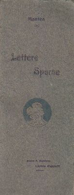 LETTERE SPARSE di Mantea 1907 Licinio Cappelli Libro Maria Carolina …