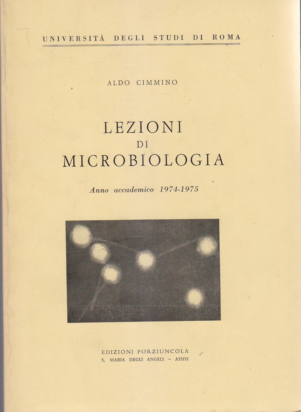 LEZIONI DI MICROBIOLOGIA 1974 1975 di Aldo Cimmino libro universitario …