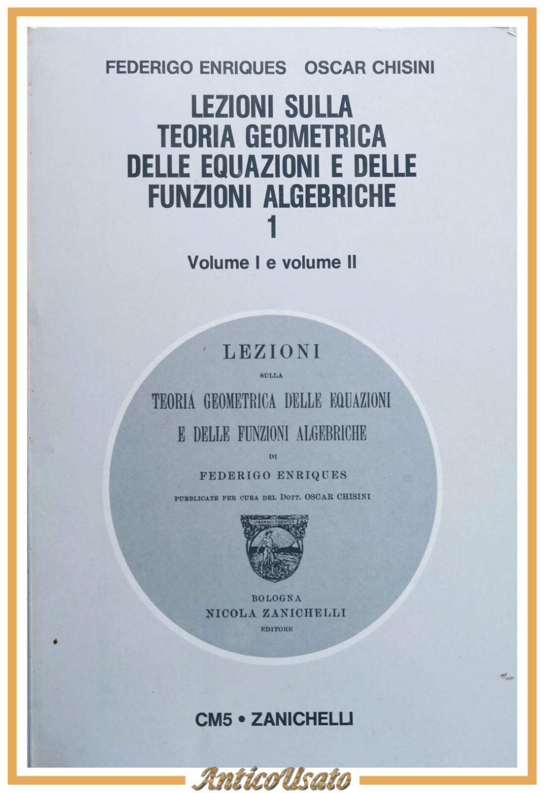 LEZIONI SULLA TEORIA GEOMETRICA EQUAZIONI E FUNZIONI ALGEBRICHE Enriques 2 …