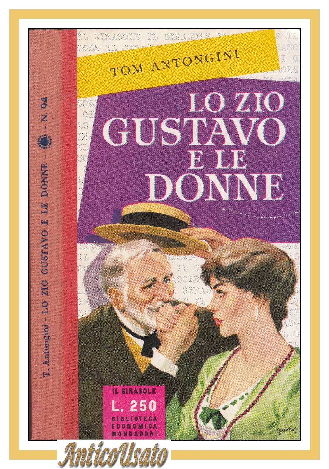 LO ZIO GUSTAVO E LE DONNE di Tom Antongini 1959 …