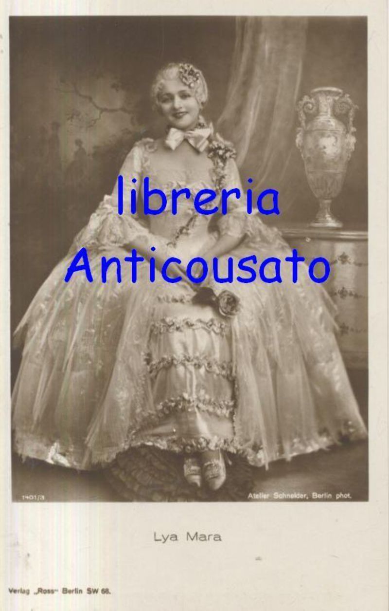 LYA MARA Cartolina Originale Attrice anni '30 Vintage Postcard d'epoca …