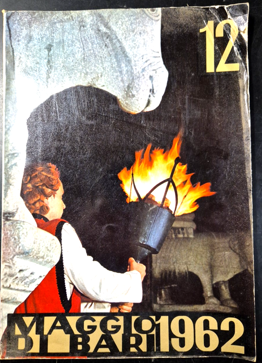 MAGGIO DI BARI 12 edizione 1962 rassegna documentaria libro fotografie