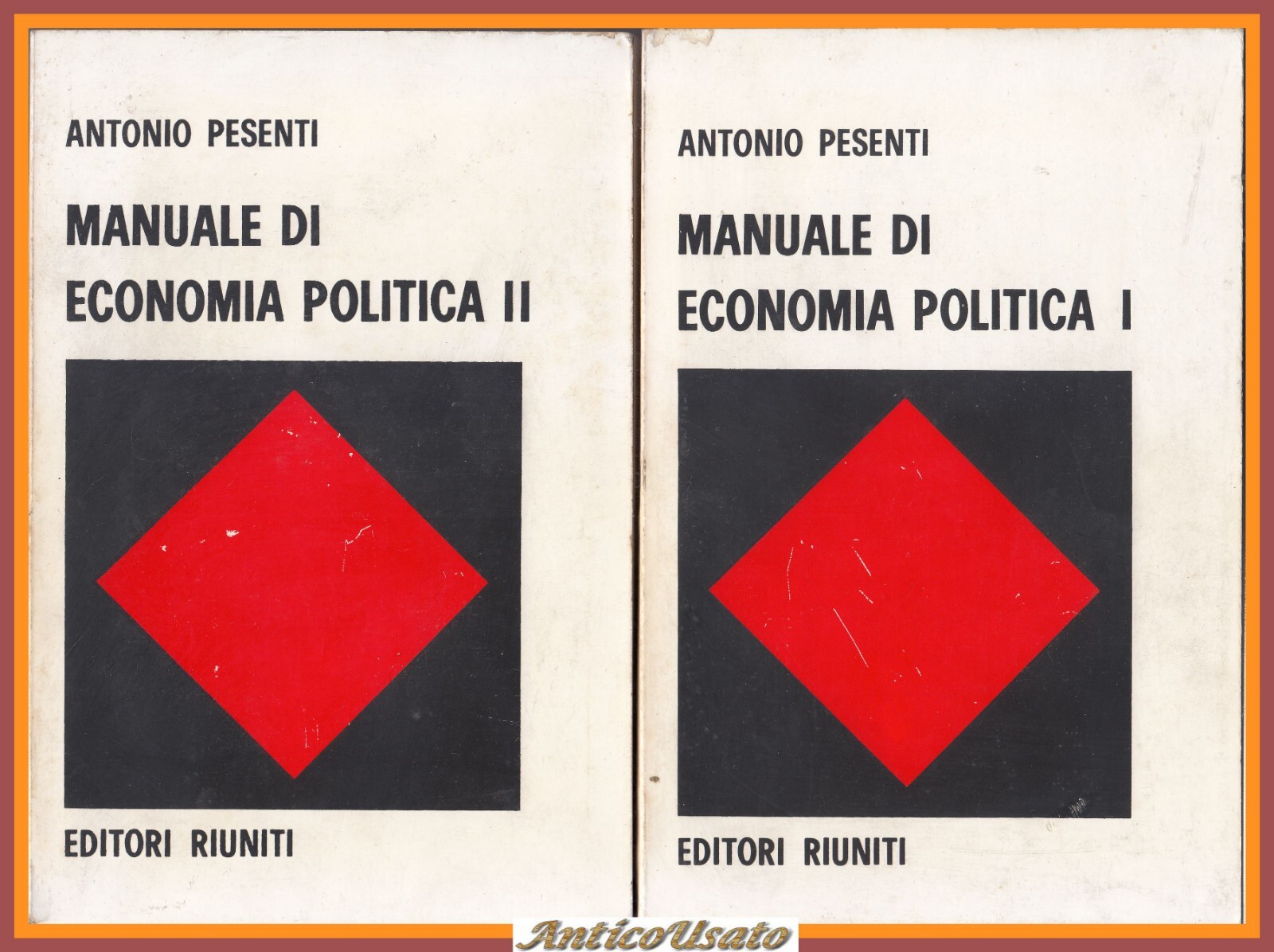 MANUALE DI ECONOMIA POLITICA Antonio Pesenti 2 volumi 1970 Libro …