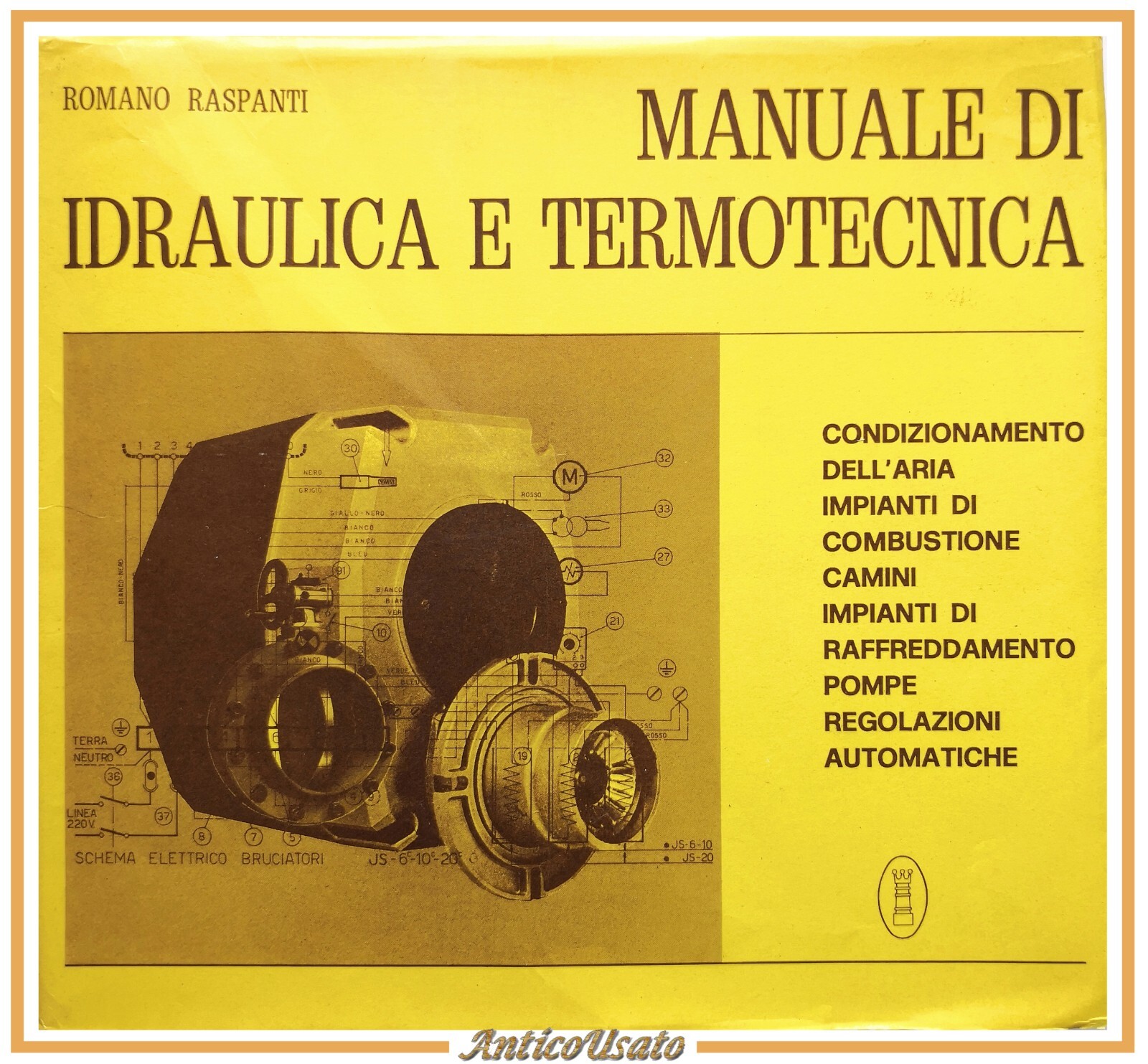 MANUALE DI IDRAULICA E TERMOTECNICA Romano Raspanti 1972 Book Market …