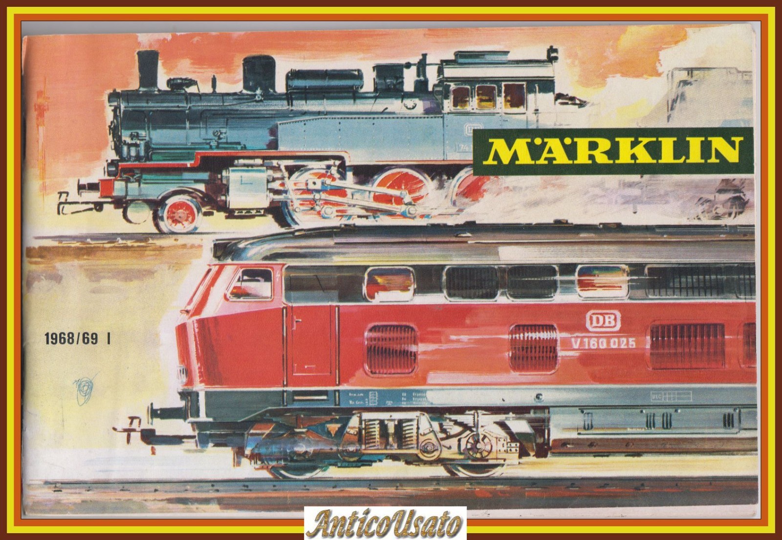 MARKLIN CATALOGO TRENINI 1968 1969 Scartamento Ho Italiano Modellismo Ferroviari