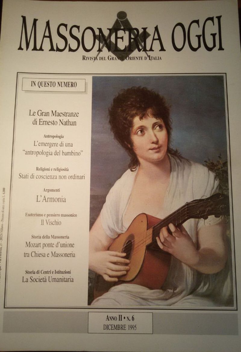 MASSONERIA OGGI Dicembre 1995 Grande Oriente D'Italia Anno II numero …