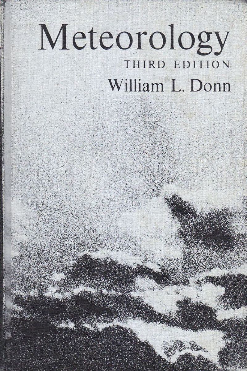 METEOROLOGY di William Donn 1965 McGraw Hill libro meteorologia manuale