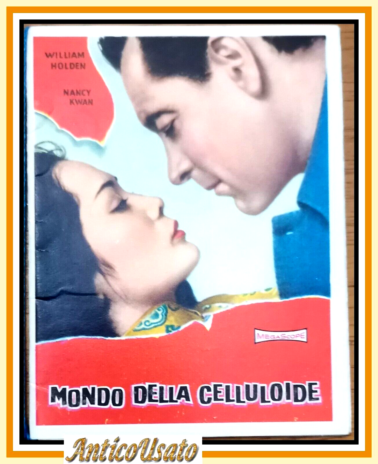 MONDO DELLA CELLULOIDE Calendarietto da Barbiere 1963 Vintage Star del …