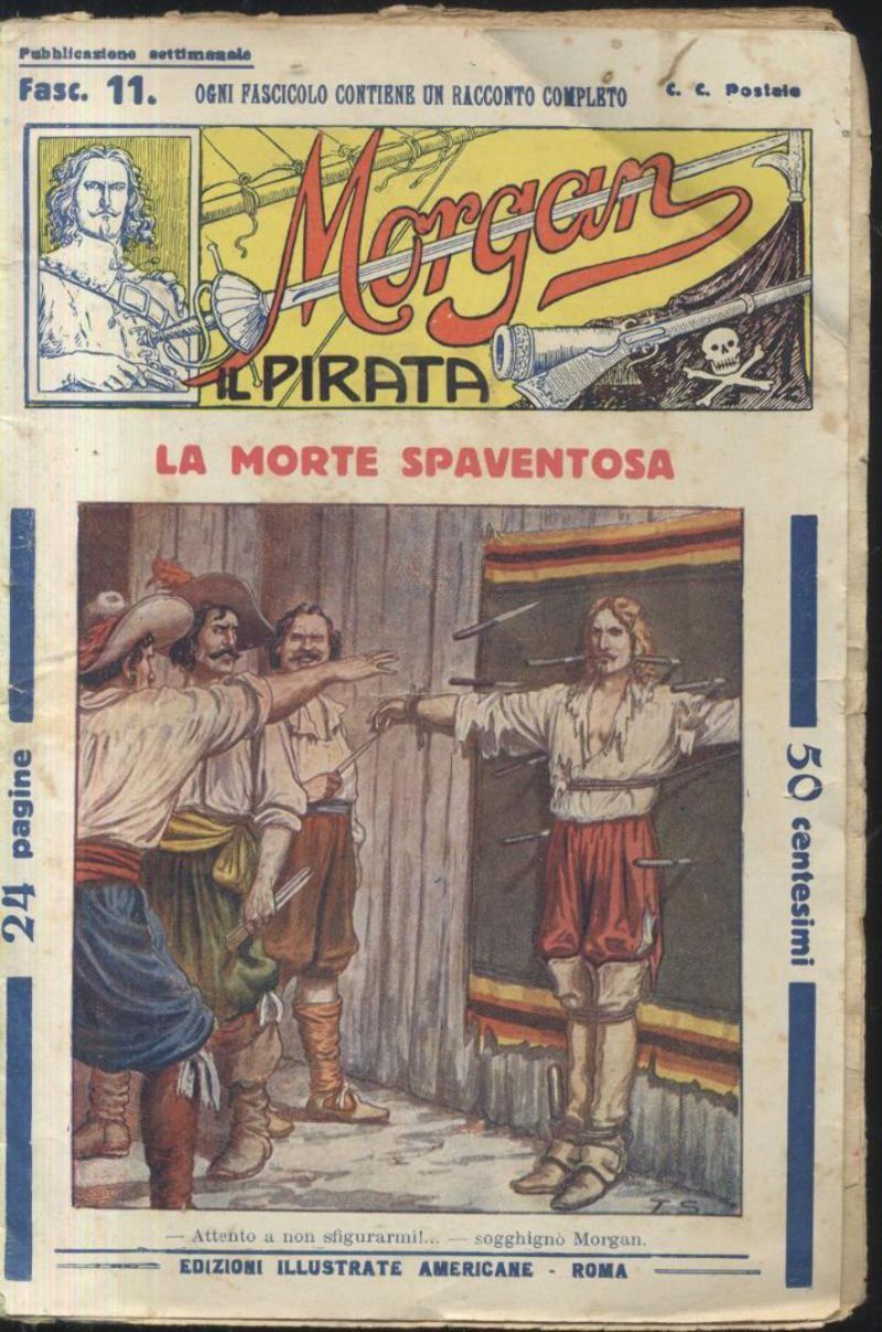 MORGAN IL PIRATA LA MORTE SPAVENTOSA edizioni illustrate americane fascicolo …