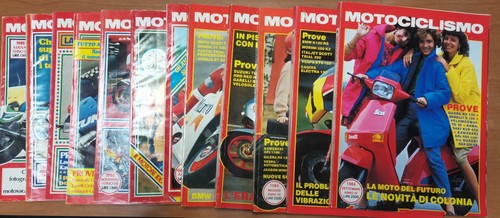 MOTOCICLISMO rivista 12 numeri 1982 1983 1984 moto Lotto Blocco …