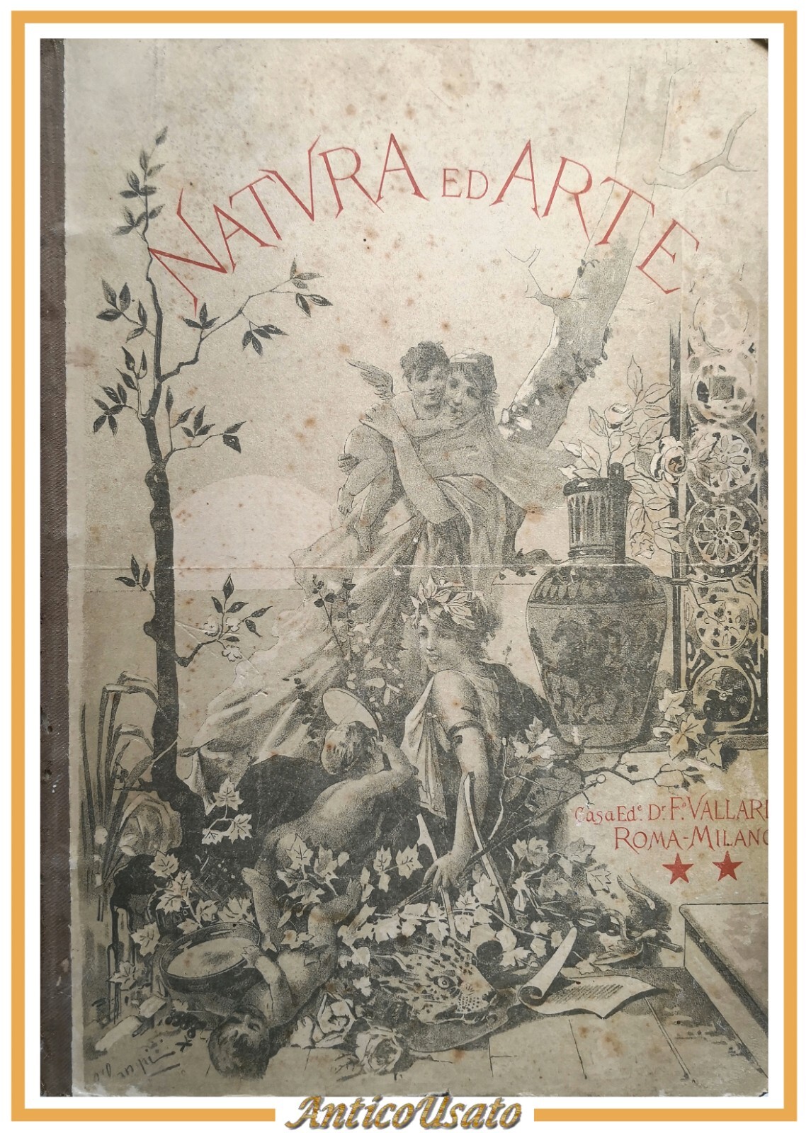 NATURA ED ARTE 1905 1906 annata completa Francesco Vallardi Libro …