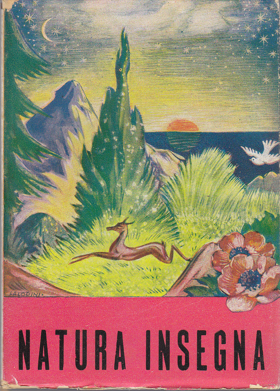 NATURA INSEGNA di Ferruccio Luscia 1944 Queriniana libro religioso vintage
