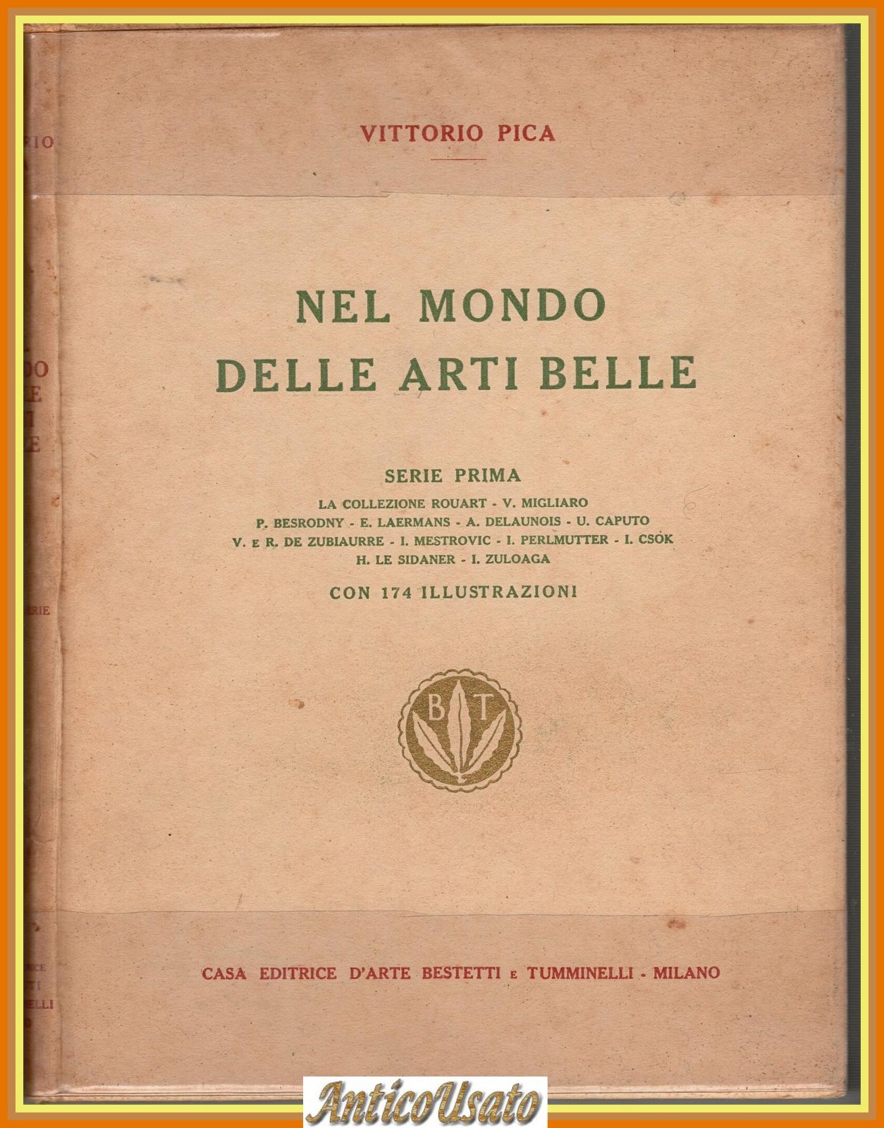 NEL MONDO DELLE ARTI BELLE Serie 1° Vittorio Pica 1923 …