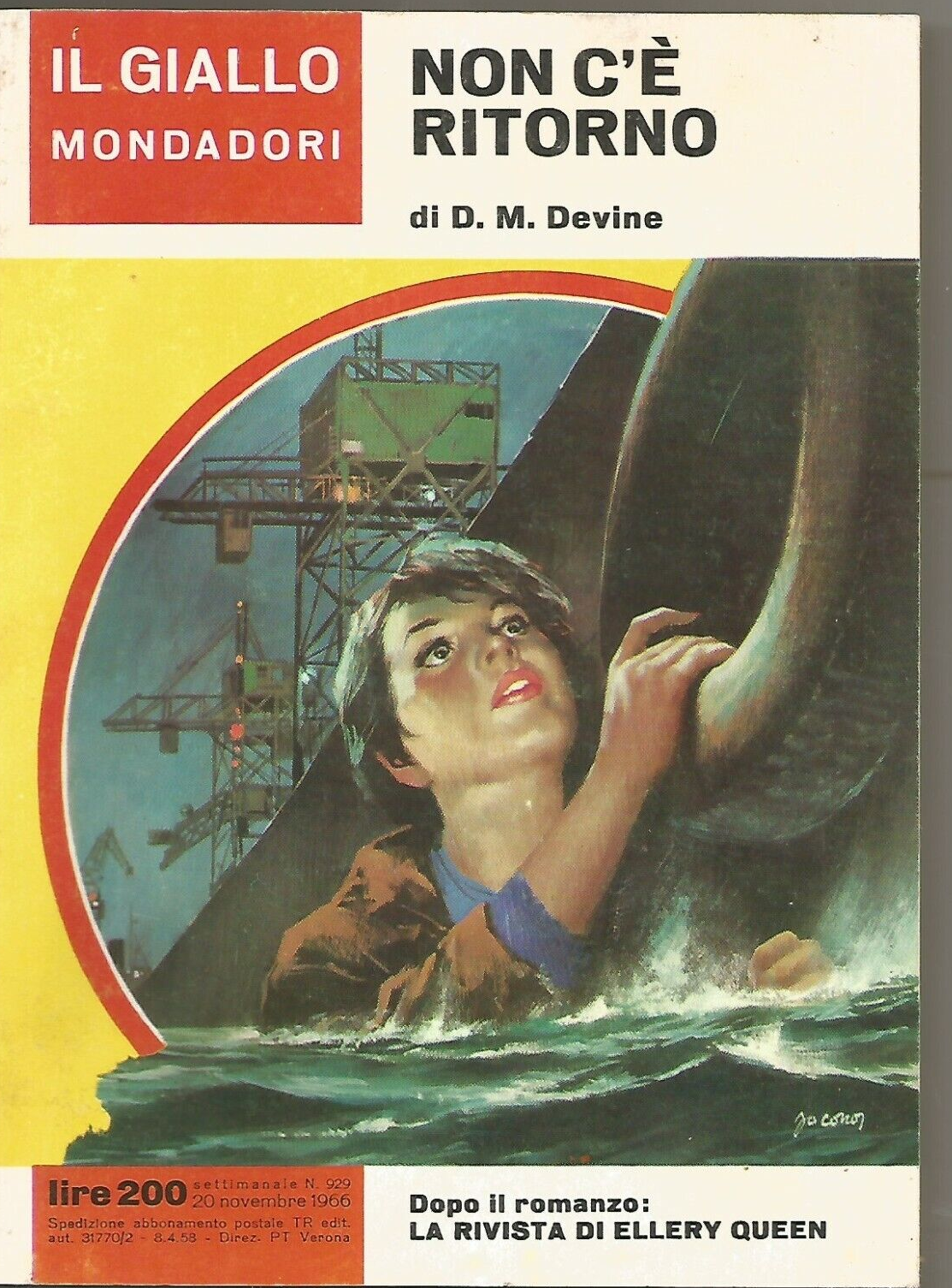 NON C'E' RITORNO di D M Devine - 20 novembre …