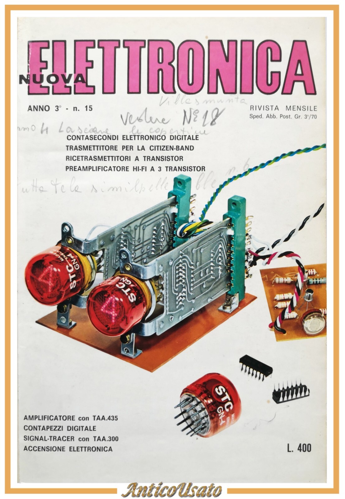 NUOVA ELETTRONICA 11 riviste rilegate dal numero 15 al 25 …
