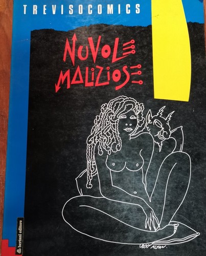NUVOLE MALIZIOSE fumetti e peccati capitali 1985 Treviso Comix libro …