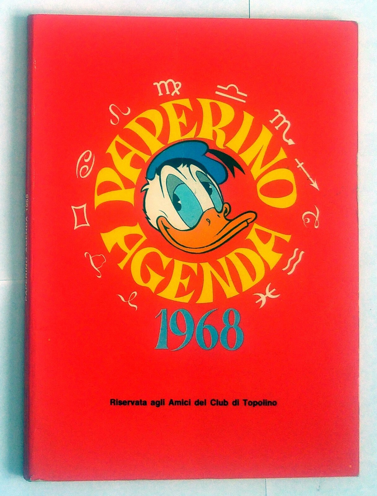 PAPERINO AGENDA 1968 Walt Disney riservata amici club Topolino - …