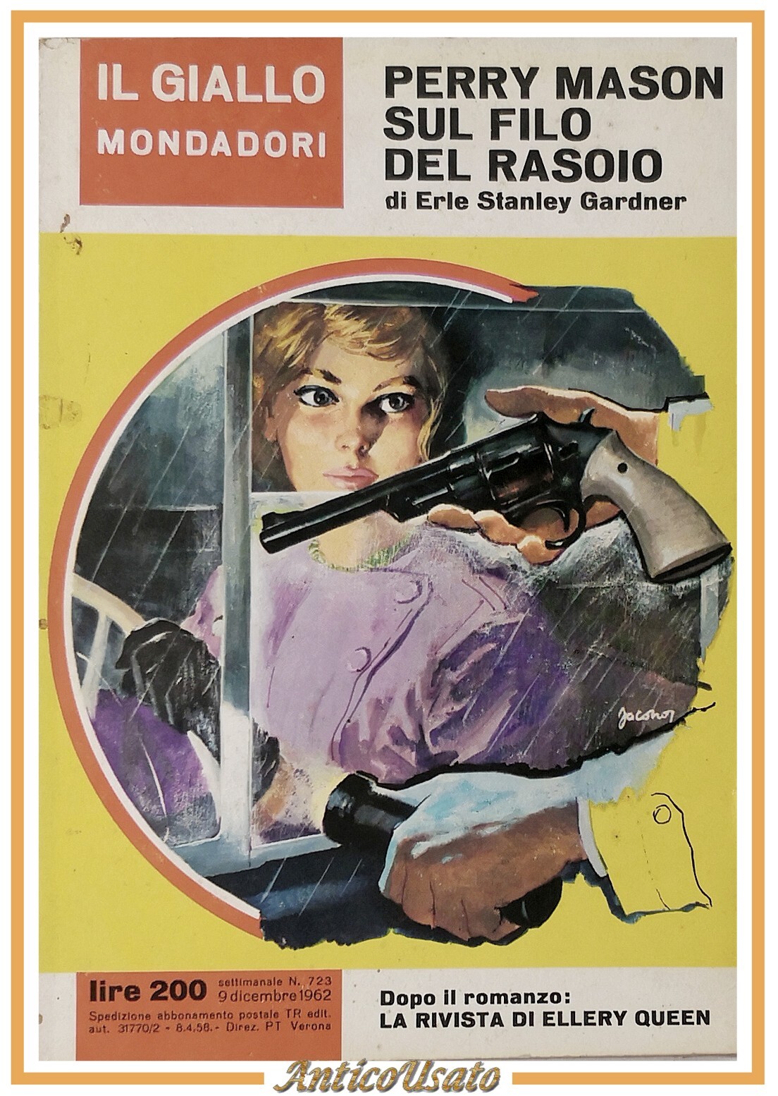 PERRY MASON SUL FILO DEL RASOIO di Erle Stanley Gardner …