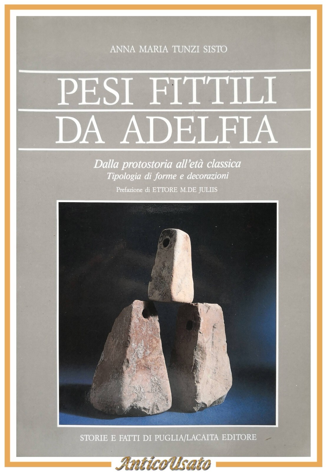PESI FITTILI DA ADELFIA di Anna Maria Tunzi Sisto 1988 …