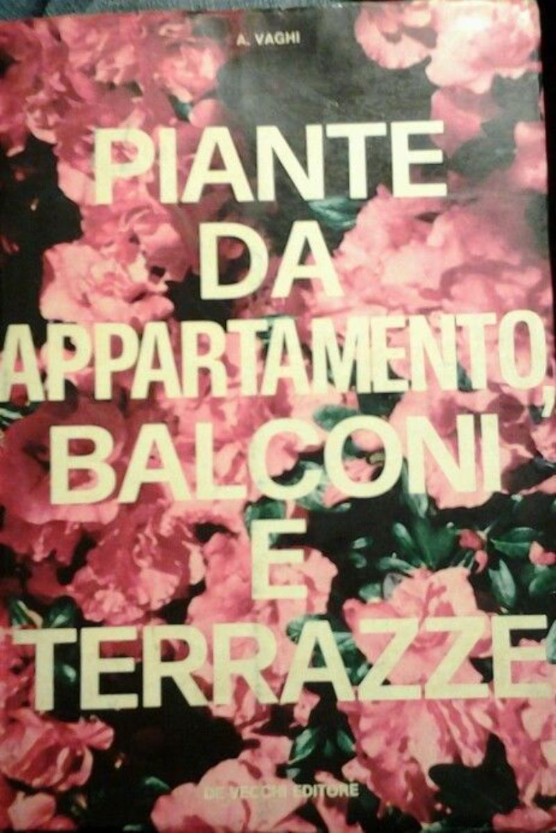 PIANTE DA APPARTAMENTO BALCONI E TERRAZZE di A Vaghi 1974 …