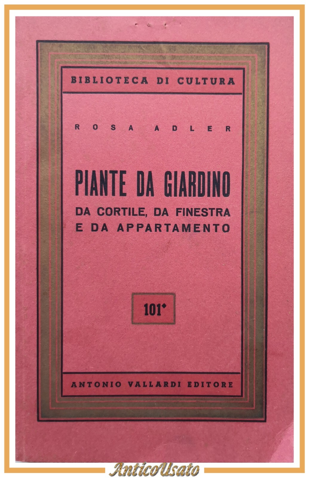 PIANTE DA GIARDINO cortile finestra appartamen di Rosa Adler 1952 …