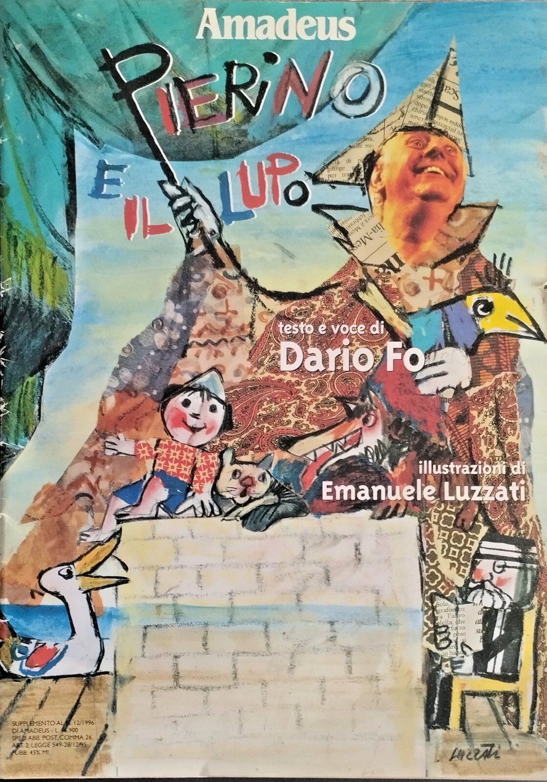 PIERINO E IL LUPO Voce di Dario Fo illustrazioni Luzzati …