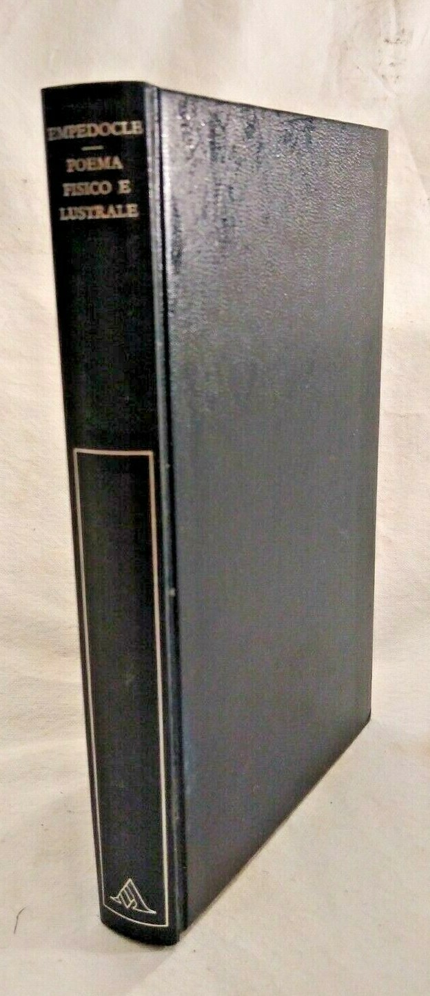 POEMA FISICO E LUSTRALE di Empedocle 1975 Mondadori con testo …