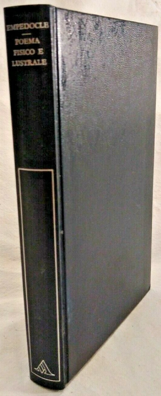 POEMA FISICO E LUSTRALE di Empedocle 1975 Mondadori con testo …
