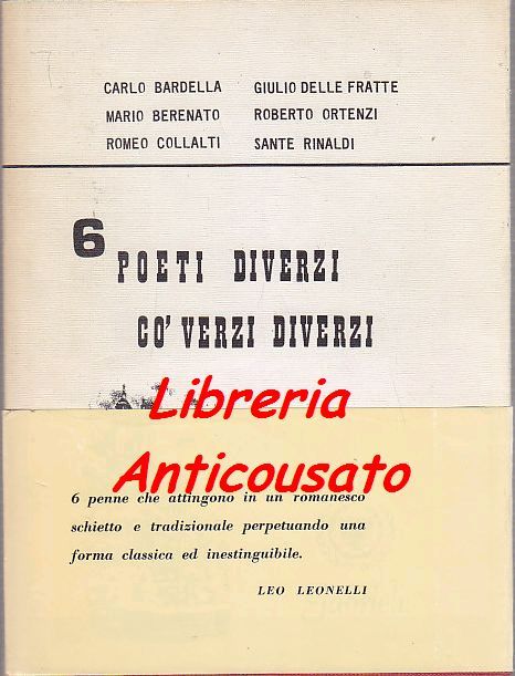 POETI DIVERZI CO’ VERZI DIVERZI di Bardella Berenato Collalti Rinaldi …