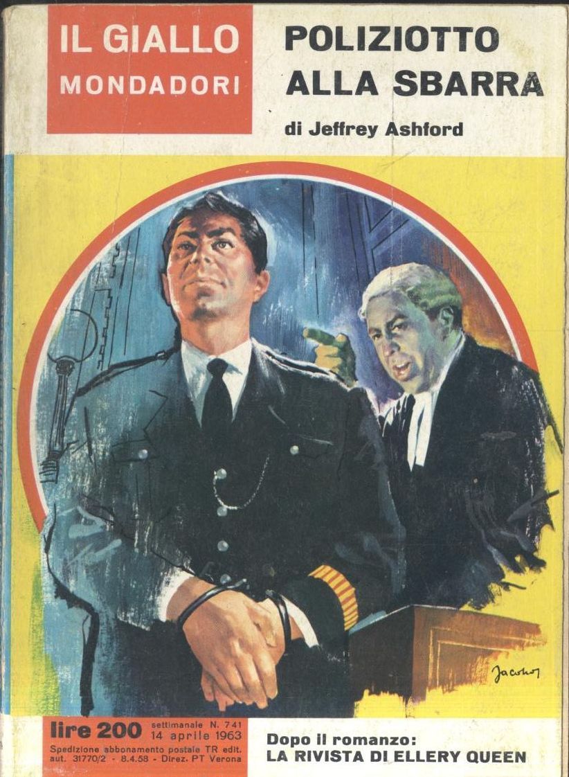 POLIZIOTTO ALLA SBARRA di Jeffrey Ashford 1963 libro Il giallo …