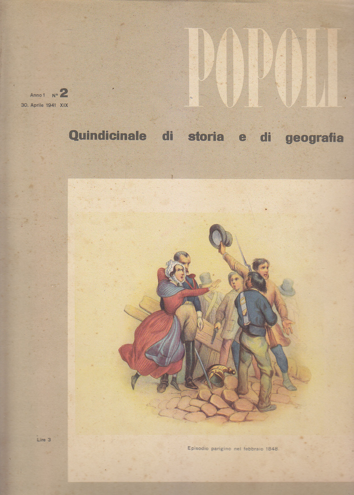 Popoli Quindicinale di storia e geografia Anno 1 numero 2 …