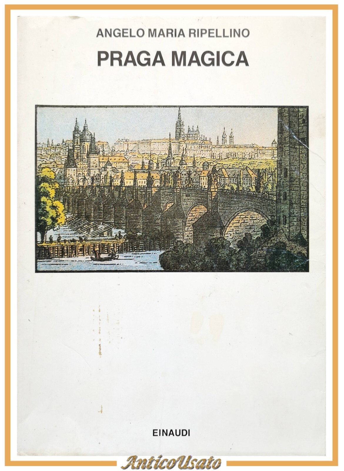 PRAGA MAGICA di Angelo Maria Ripellino 1995 Einaudi Libro