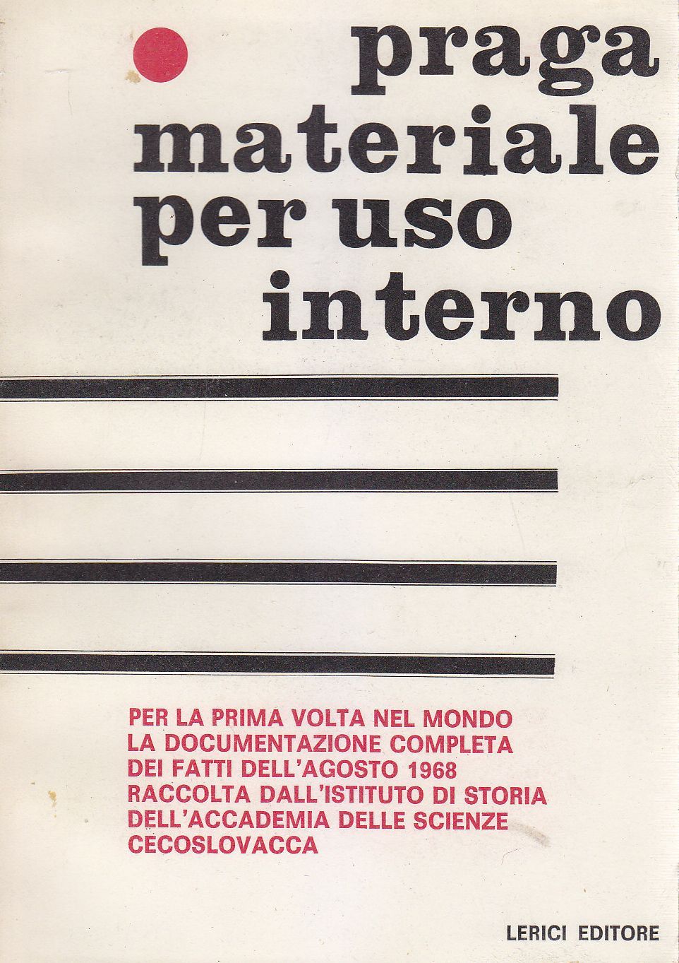 PRAGA MATERIALE PER USO INTERNO accademia scienze di Cecoslovacchia 1969 …