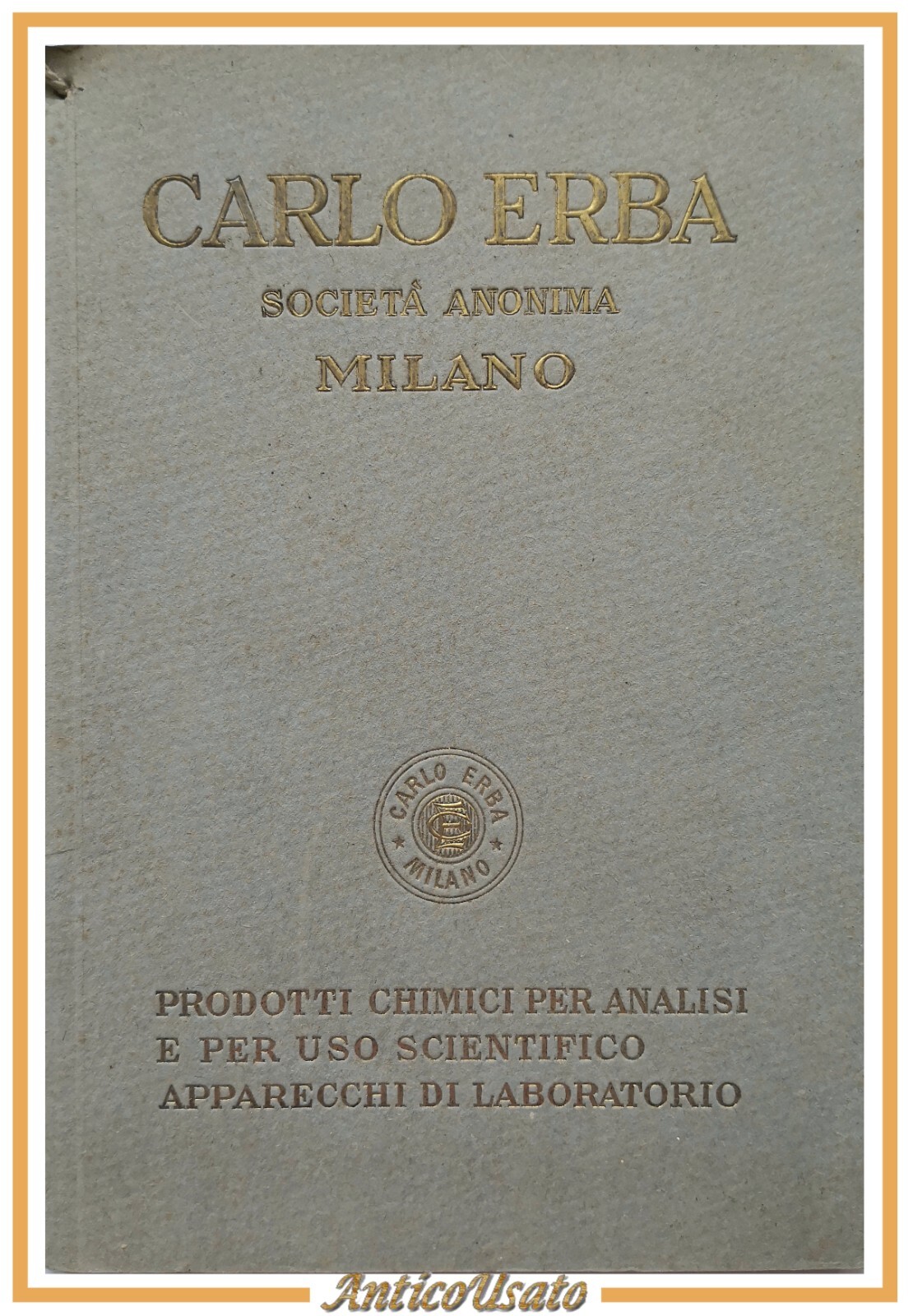 PRODOTTI CHIMICI PER ANALISI E PER USO SCIENTIFICO APPARECCHI DI …