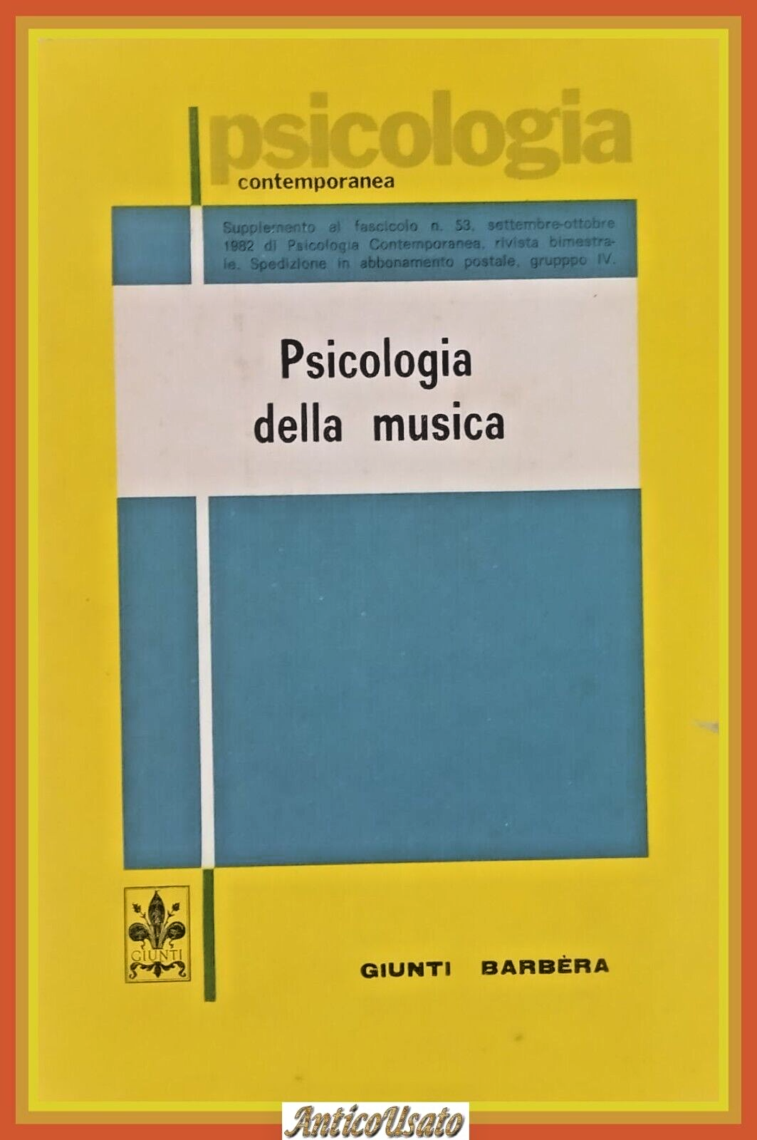 PSICOLOGIA DELLA MUSICA di Geza Revesz 1983 Giunti Barbera Libro …