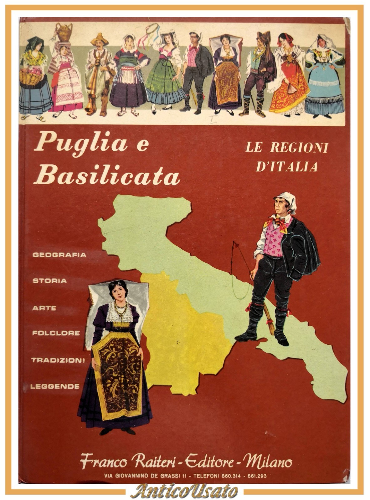 PUGLIA E BASILICATA Vittorio Di Vito 1967 Franco Raiteri libro …