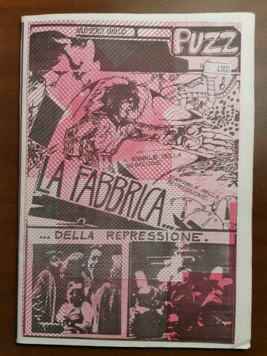 PUZZ fumetto controcultura situazionismo LA FABBRICA DELLA REPRESSIONE 1975