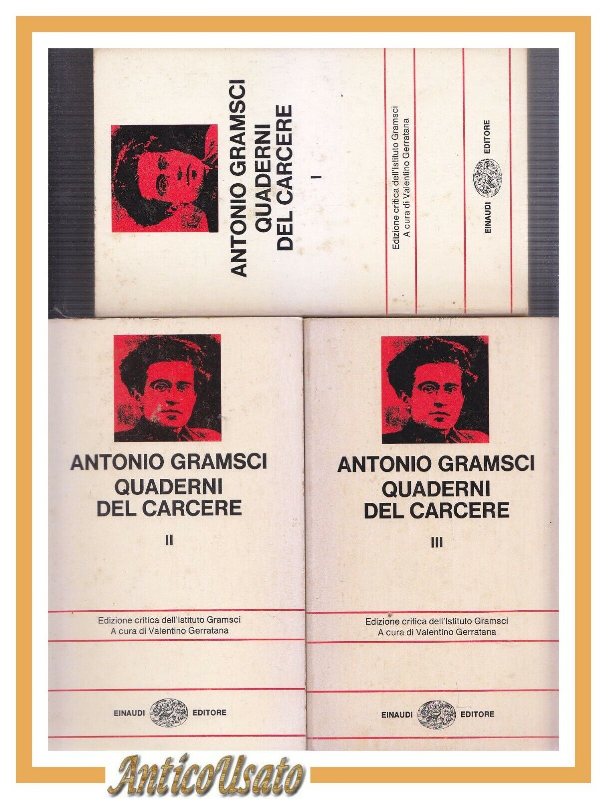QUADERNI DAL CARCERE di Antonio Gramsci 1975 Einaudi i primi …