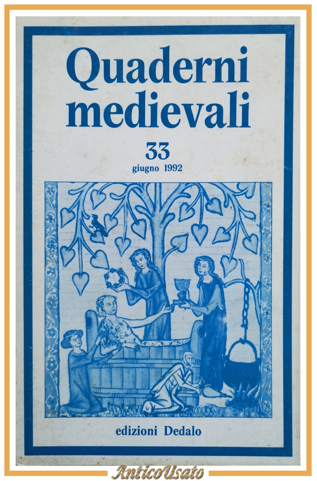 QUADERNI MEDIEVALI 33 giugno 1992 Dedalo rivista Corsi Iorio Basoli …