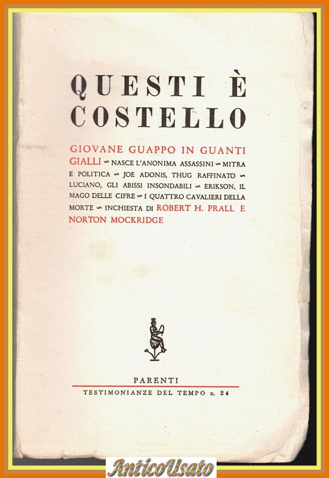 QUESTI È COSTELLO di Robert H Prall Norton Mockridge 1957 …